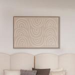 لوحة التناغم 80*120 قماش وودي