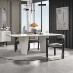 بادوفا طاولة طعام 8 أشخاص بدون كراسي وودي