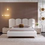 دانتي غرفة نوم 200×200 كريمي 6 قطع وودي