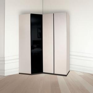 بيلا دولاب زاوية 3 أبواب بيج وودي