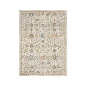 ميراي سجاد تركي بزخارف كلاسيكية أنيقة كريمي - 100x300