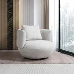 نافيتا كنب فردي رمادي دوار وودي