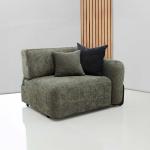 فيولا كنب يد يمين فردي أخضر وودي