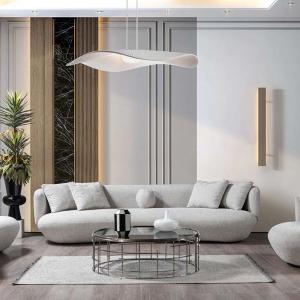 نافيتا كنب 4 مقاعد رمادي 305 سم وودي