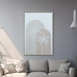 لوحة أشجار النخيل 80*120 وودي