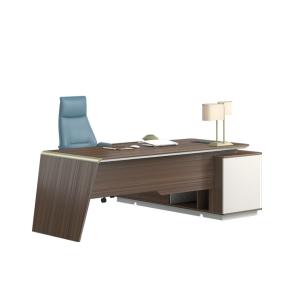 تنلى مكتب مدير فاخر 240 سم وودي