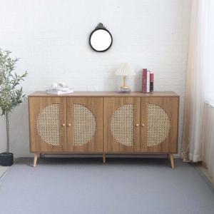 نيارا بوفيه خشب بني فاتح