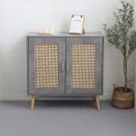 إيلورا بوفيه خشب رمادي