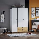 سولد دولاب ملابس 3 أبواب خشبي-أبيض وودي