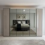 نيو ايلات دولاب ملابس 6 أبواب وودي