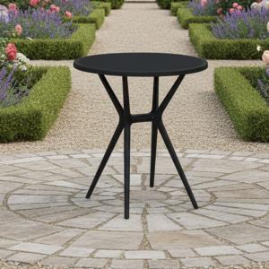 طاولة دائرية للحدائق والمقاهي