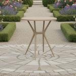 طاولة دائرية للحدائق والمقاهي - بيج B