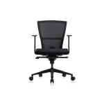 رايون كرسي مكتبي متعدد الألوان ودي - أسود