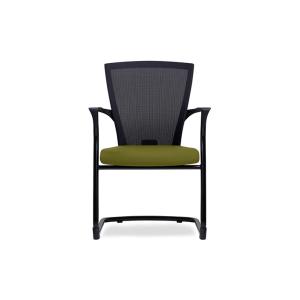 هايون كرسي زوار متعدد الألوان وودي - أخضر