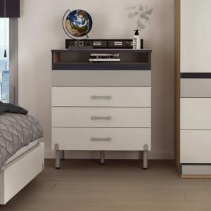 نيكساس تسريحة بأدراج رمادي وودي