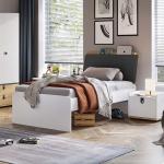 سولد سرير أطفالي شبابي 120*200 وودي