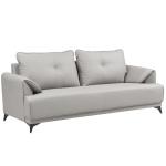 ايرا كنب ثلاثي جلد رمادي وودي