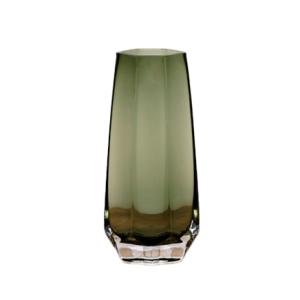 فازة كريستال اخضر وودي