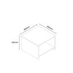 نيو نيرا طاولة جانبية وودي