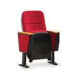 كرسي مسرح أحمر وودي