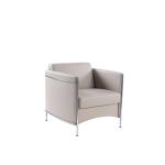 زها كنب مكتبي جلد بيج وودي