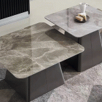 كرامل طاولة شاي قطعتين وودي