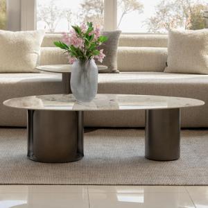 لينو طاولة شاي بورسلان 140 سم وودي