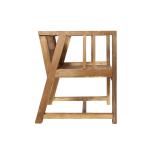 مومجي كرسي من الخشب وودي