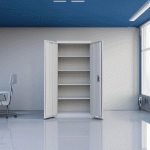 دولاب مكتبي صاج وودي