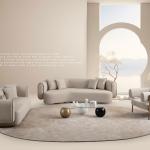 سايستا كنب 4 مقاعد بيج وودي